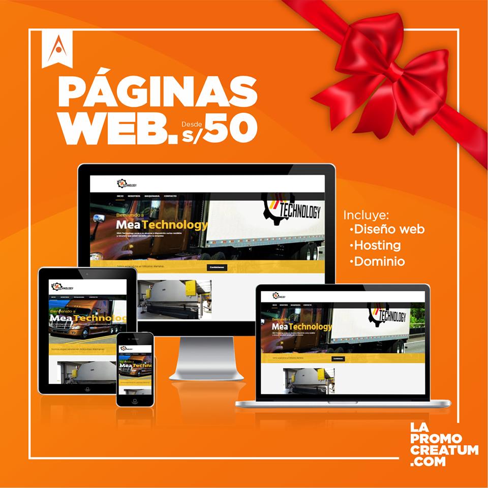 La Promo Creatum - ¡Adquiere tu Página Web ahora!